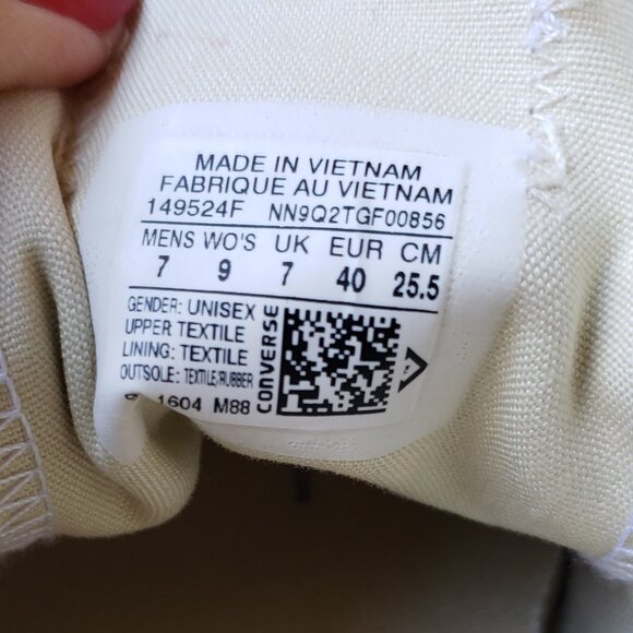 EUC CTAS Converse old school low ox 149524F Tiff Beach Blue (9W - 7M) KICKS - Picture 3 of 7